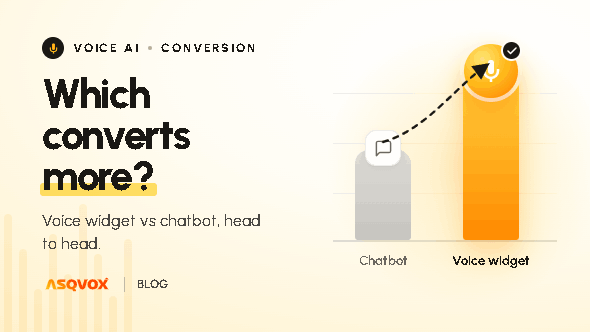 Voice widget vs chatbot