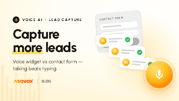 Voice widget vs contact form
