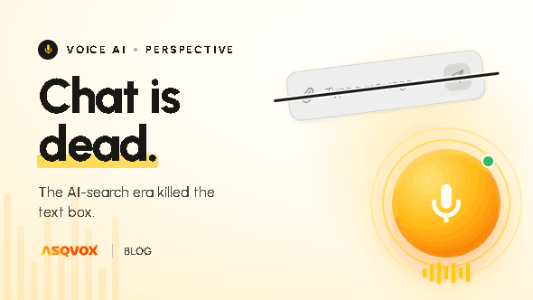 Chat is dead- its AsqVox thats in trend